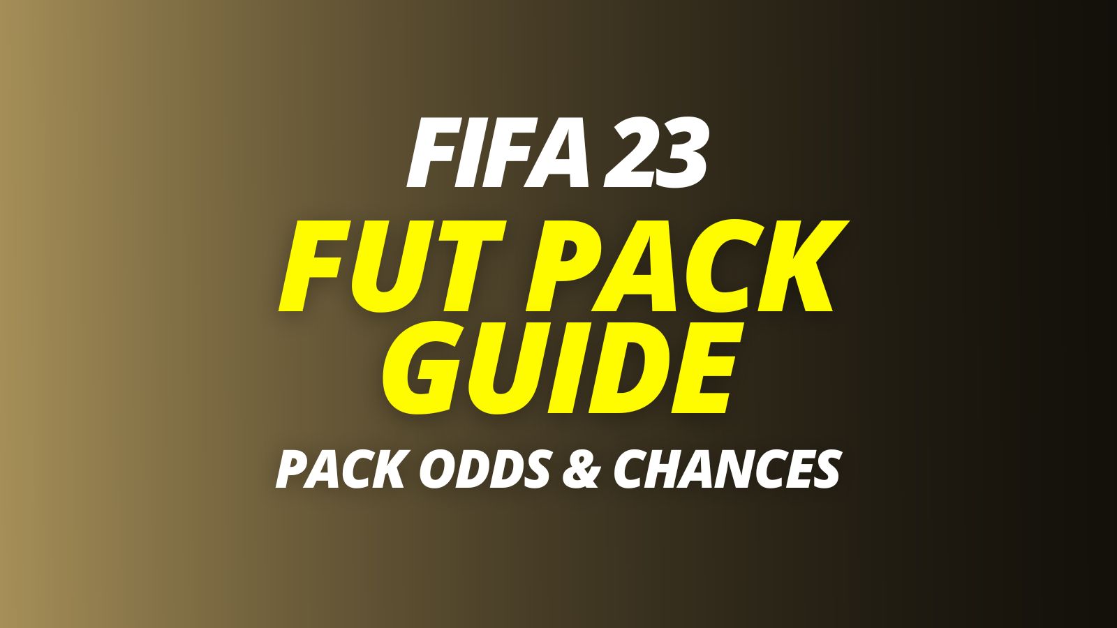 Spiegazione del peso del pacchetto FIFA 23 probabilita di carte 53