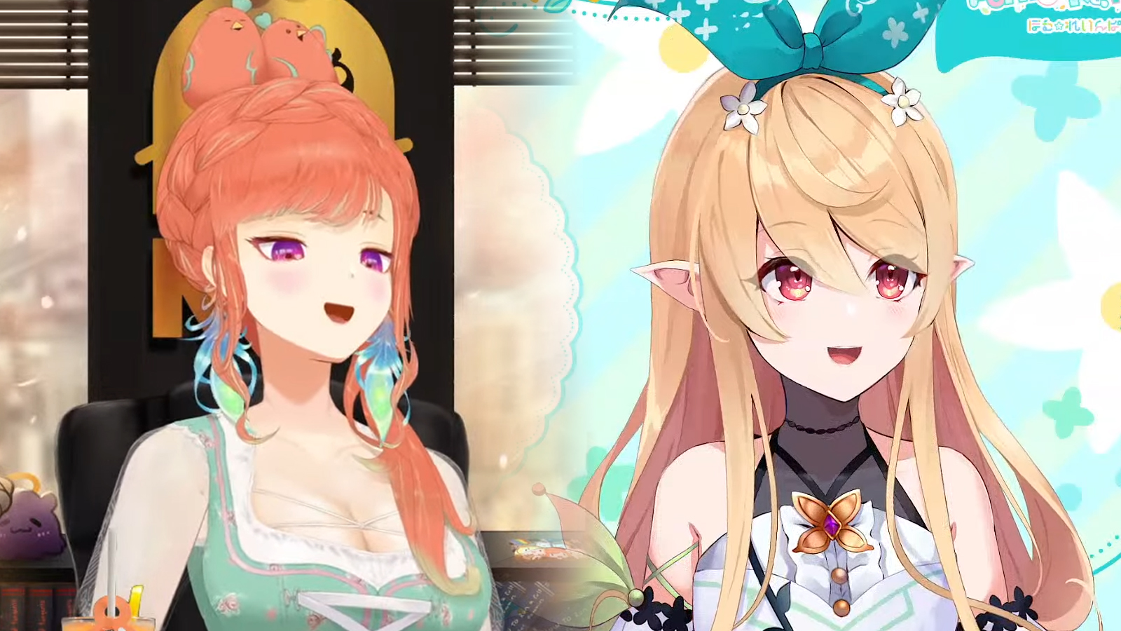 Takanashi Kiara e Pomu Rainpuff Collaborazione confermata come Hololive NIJISANJI 33