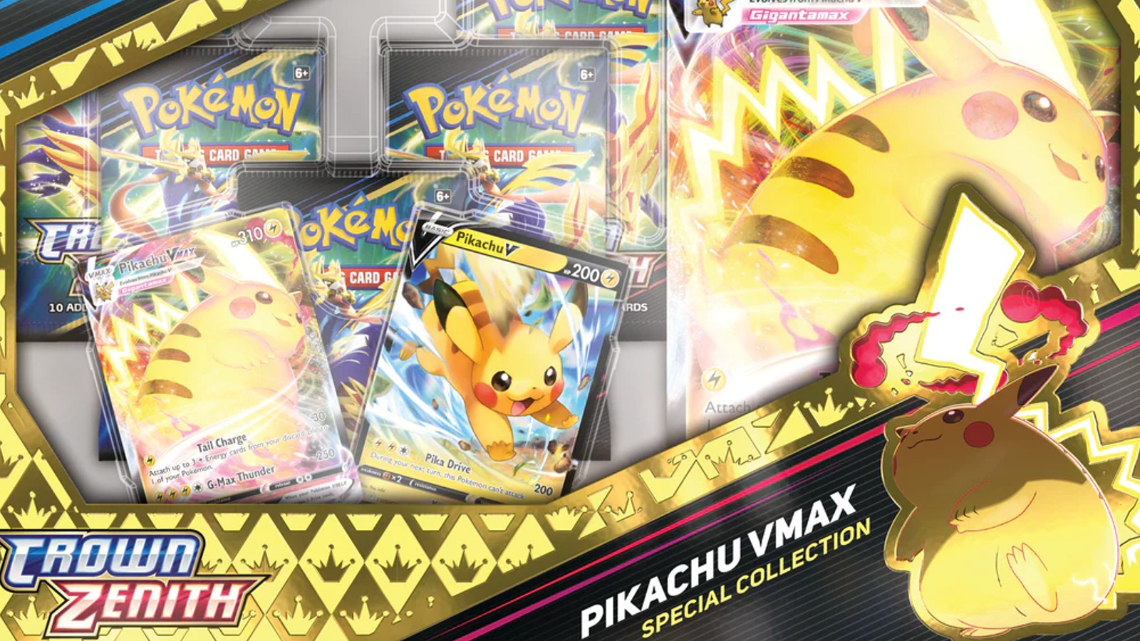 Anteprima dellespansione Zenith di Pokemon TCG Crown Pikachu ottiene la 5