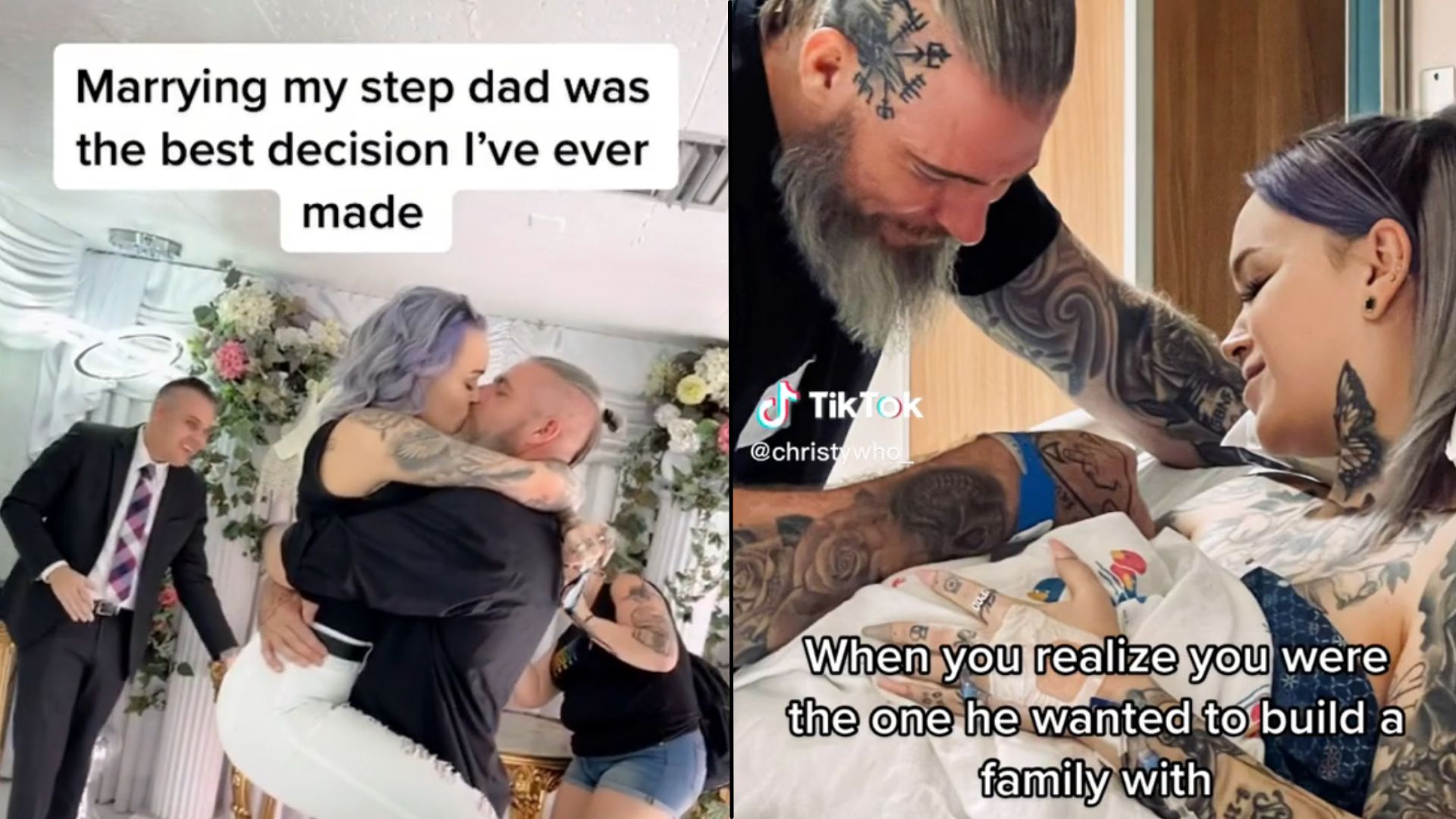 Women goes viral after baffling TikTokers with claim she married her stepdad 1