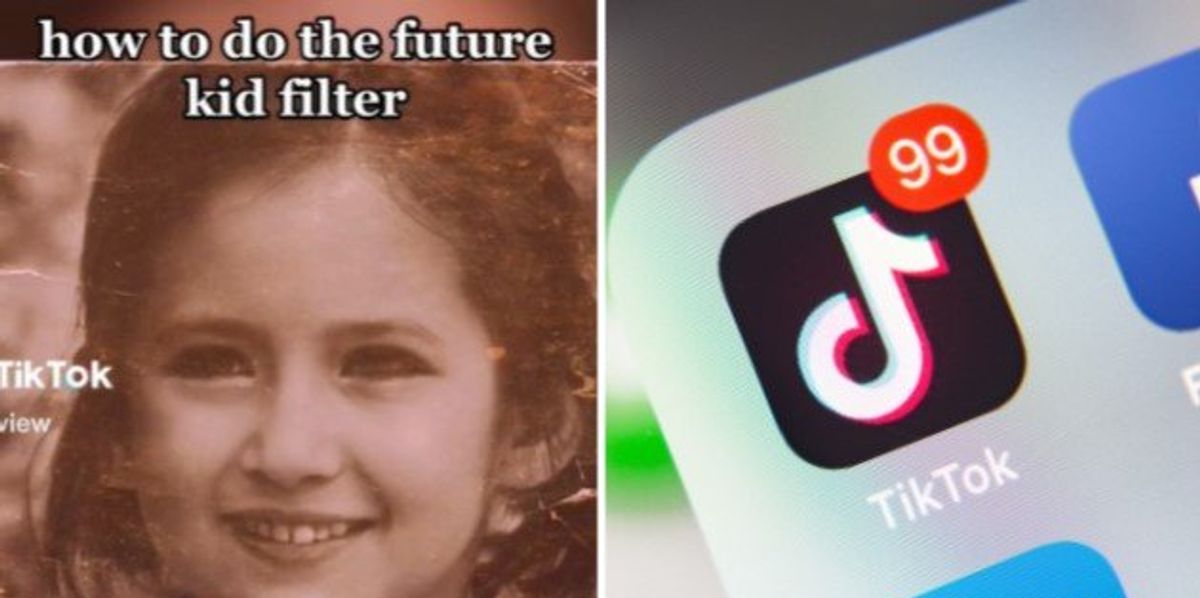Come utilizzare il filtro futuro bambino su TikTok 75
